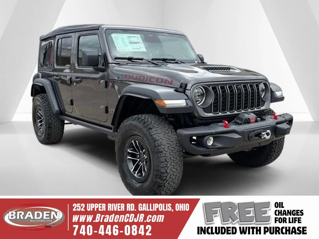 Gray 2026 Jeep Wrangler Rubicon for sale in Gallipolis, OH