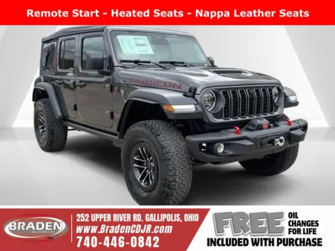 Gray 2026 Jeep Wrangler Rubicon for sale in Gallipolis, OH