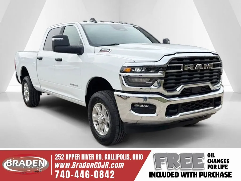 White 2026 Ram 2500 Big Horn for sale in Gallipolis, OH