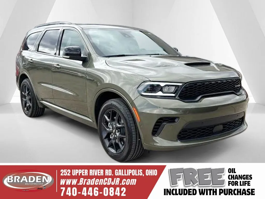 Green 2026 Dodge Durango GT Premium HEMI V8 for sale in Gallipolis, OH