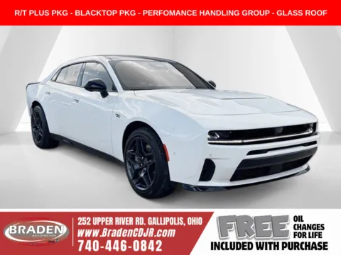 White 2026 Dodge Charger R/T Plus for sale in Gallipolis, OH