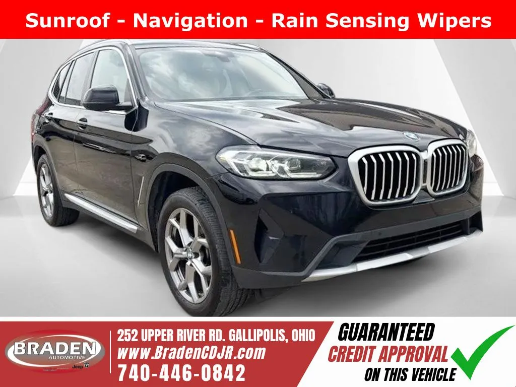Black 2023 BMW X3 xDrive30i for sale in Gallipolis, OH