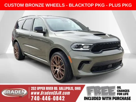 Green 2026 Dodge Durango GT Plus HEMI V8 for sale in Gallipolis, OH