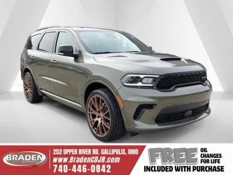 Green 2026 Dodge Durango GT Plus HEMI V8 for sale in Gallipolis, OH