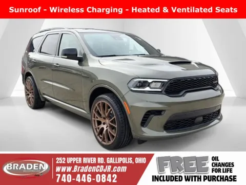 Green 2026 Dodge Durango GT Plus HEMI V8 for sale in Gallipolis, OH