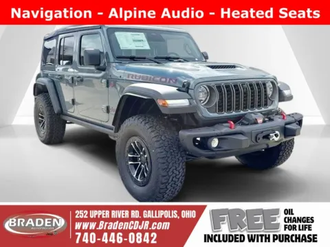 Gray 2026 Jeep Wrangler Rubicon for sale in Gallipolis, OH