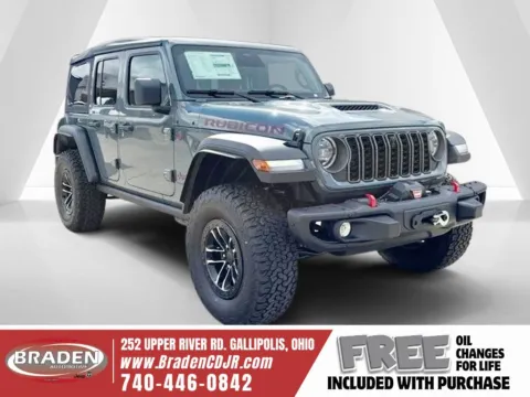 Gray 2026 Jeep Wrangler Rubicon for sale in Gallipolis, OH