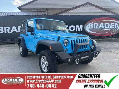 Unknown 2018 Jeep Wrangler JK Sport for sale in Gallipolis, OH