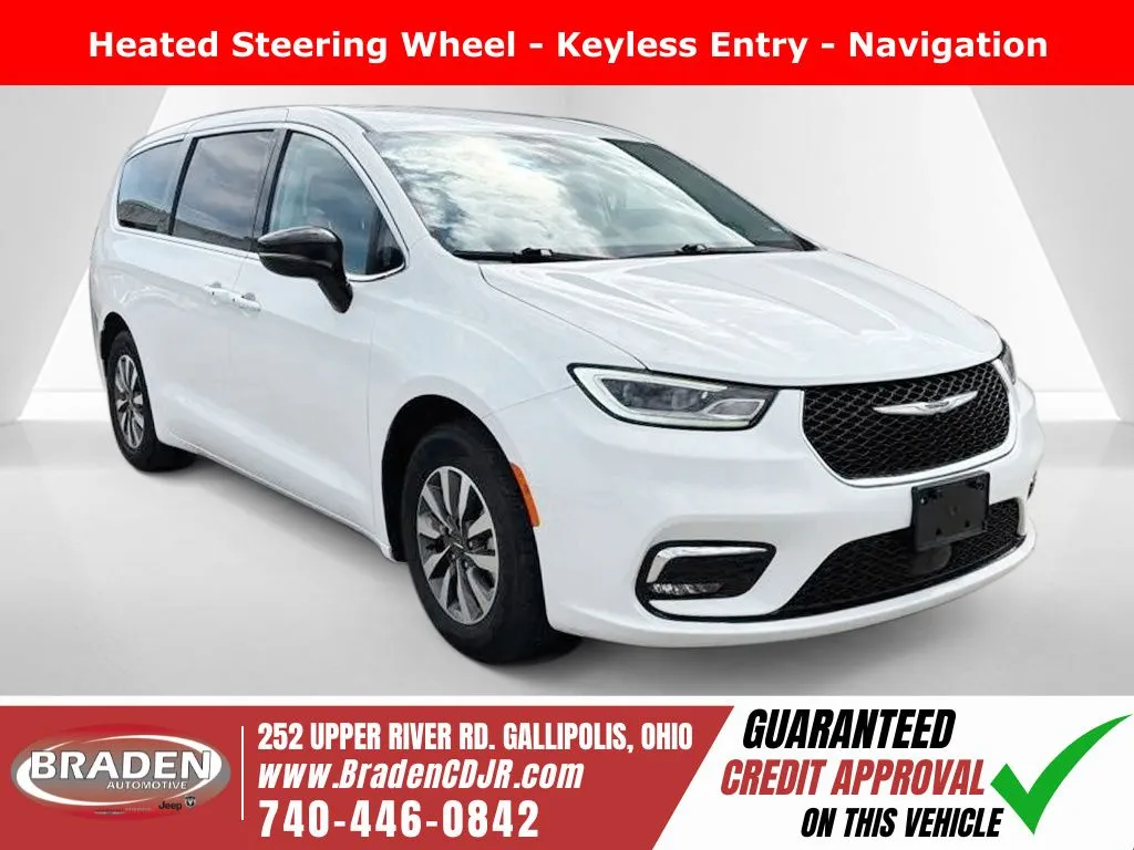 Used 2024 Chrysler Pacifica PHEV Select with VIN 2C4RC1S79RR153445 for sale in Gallipolis, OH