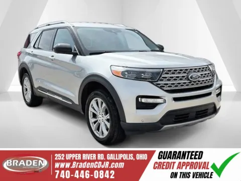 Silver 2023 Ford Explorer Limited for sale in Gallipolis, OH