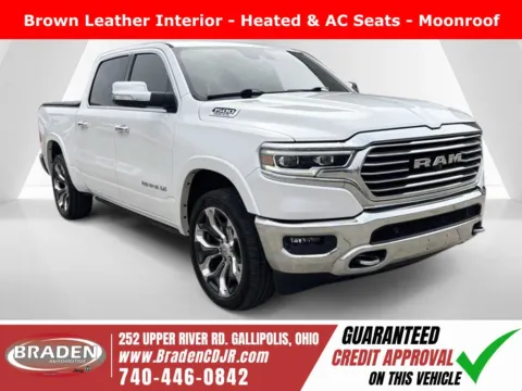White 2020 Ram 1500 Laramie Longhorn for sale in Gallipolis, OH