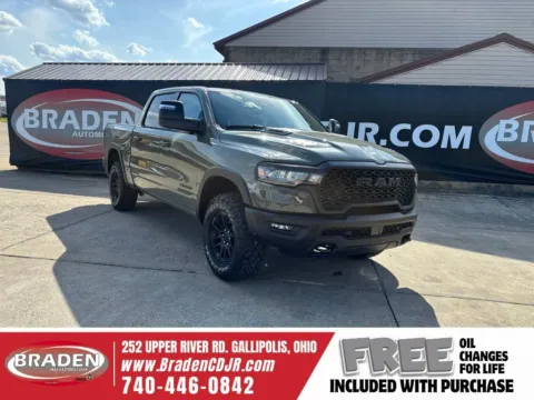 Green 2026 Ram 1500 Rebel for sale in Gallipolis, OH