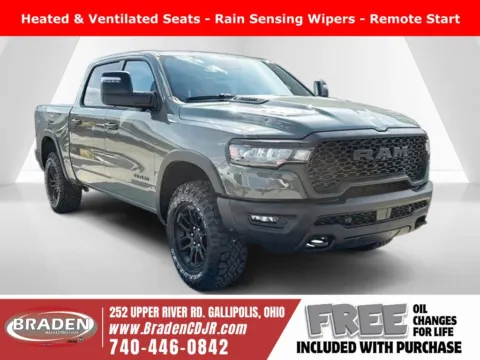 Green 2026 Ram 1500 Rebel for sale in Gallipolis, OH