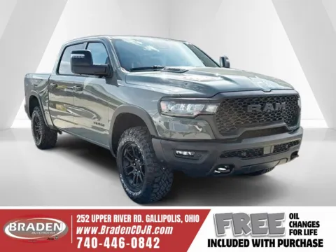 Green 2026 Ram 1500 Rebel for sale in Gallipolis, OH