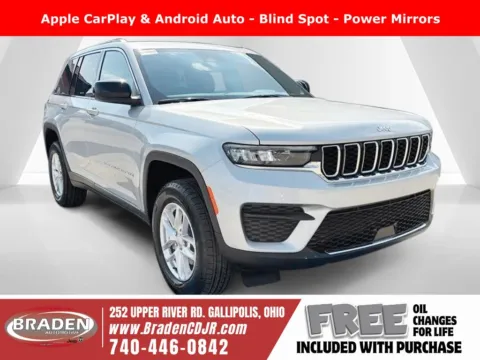 Silver 2026 Jeep Grand Cherokee Laredo for sale in Gallipolis, OH