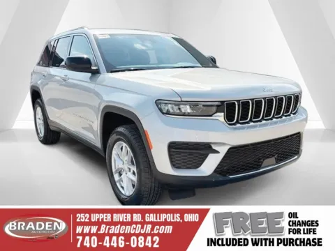 Silver 2026 Jeep Grand Cherokee Laredo for sale in Gallipolis, OH
