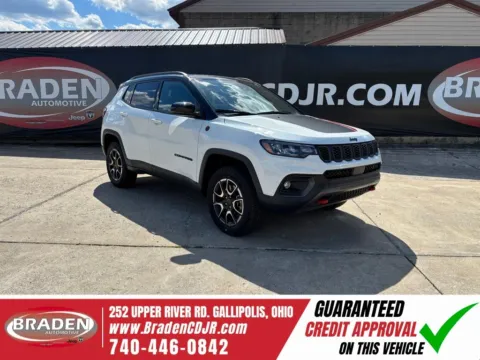 White 2026 Jeep Compass Trailhawk for sale in Gallipolis, OH
