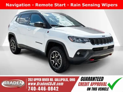 White 2026 Jeep Compass Trailhawk for sale in Gallipolis, OH