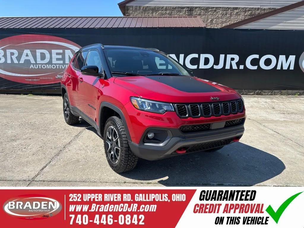 Red 2026 Jeep Compass Trailhawk for sale in Gallipolis, OH