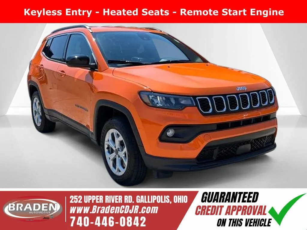Orange 2026 Jeep Compass Latitude for sale in Gallipolis, OH