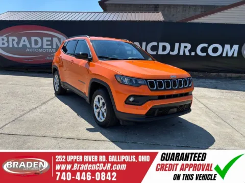 Orange 2026 Jeep Compass Latitude for sale in Gallipolis, OH