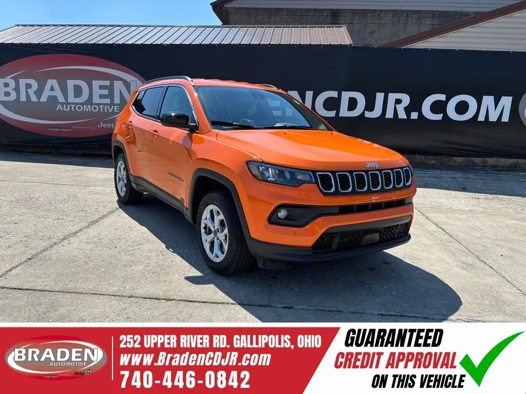 Orange 2026 Jeep Compass Latitude for sale in Gallipolis, OH