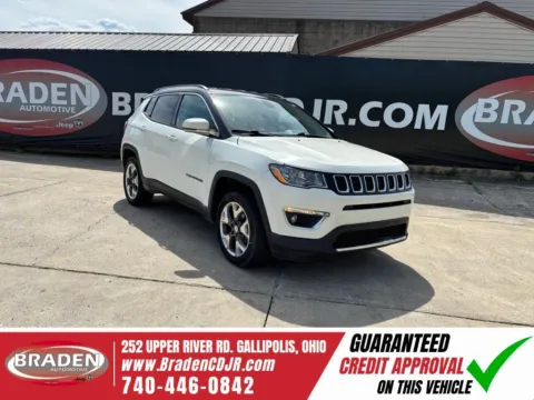 White 2020 Jeep Compass Limited for sale in Gallipolis, OH