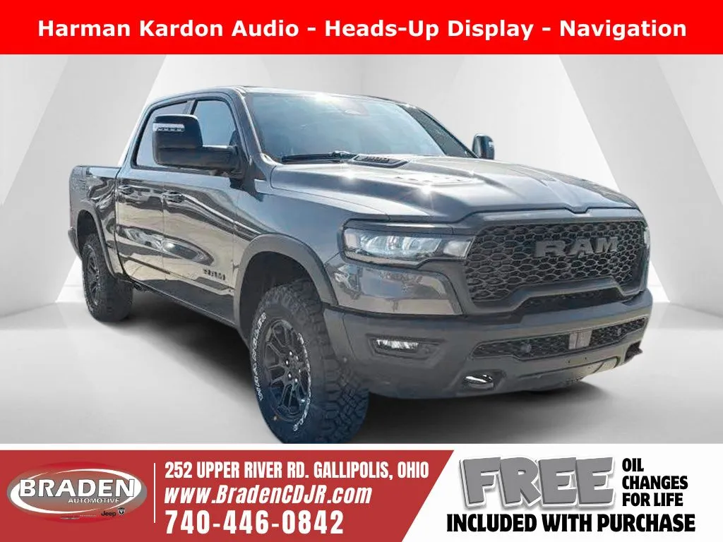 Gray 2026 Ram 1500 Rebel for sale in Gallipolis, OH
