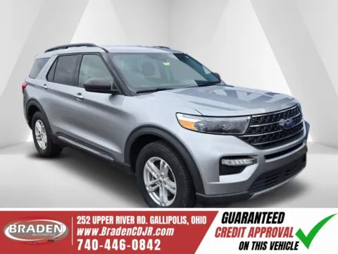 Silver 2021 Ford Explorer XLT for sale in Gallipolis, OH