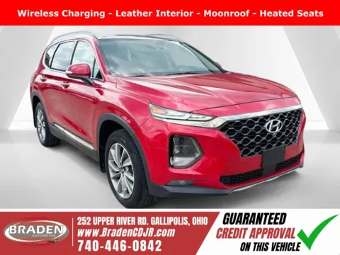 Red 2020 Hyundai Santa Fe Limited for sale in Gallipolis, OH