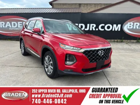 Red 2020 Hyundai Santa Fe Limited for sale in Gallipolis, OH