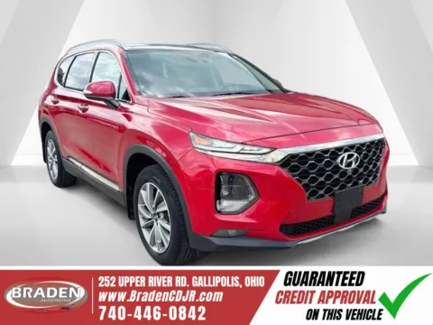 Red 2020 Hyundai Santa Fe Limited for sale in Gallipolis, OH