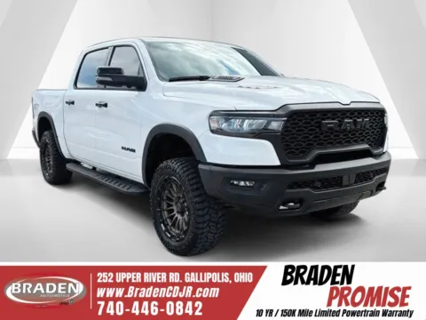 White 2026 Ram 1500 Rebel for sale in Gallipolis, OH