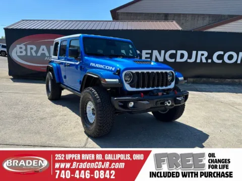 Blue 2026 Jeep Wrangler Rubicon for sale in Gallipolis, OH