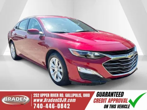 Red 2021 Chevrolet Malibu LT for sale in Gallipolis, OH