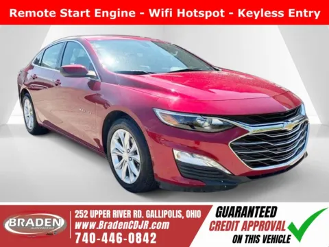 Red 2021 Chevrolet Malibu LT for sale in Gallipolis, OH