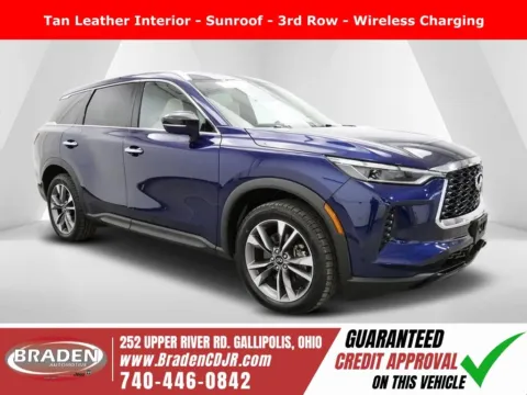 Blue 2023 INFINITI QX60 LUXE for sale in Gallipolis, OH
