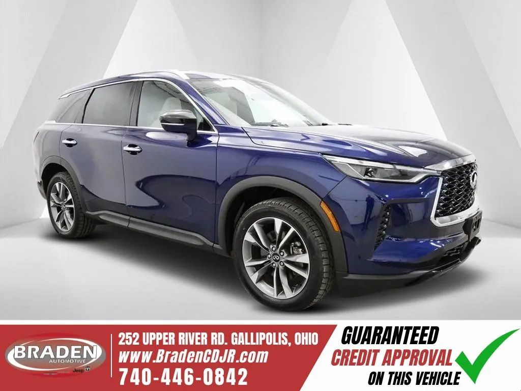 Blue 2023 INFINITI QX60 LUXE for sale in Gallipolis, OH