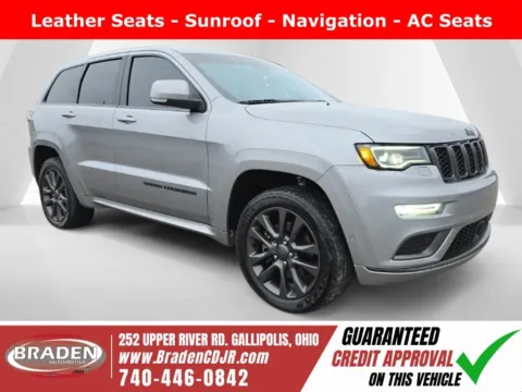 Silver 2018 Jeep Grand Cherokee High Altitude for sale in Gallipolis, OH