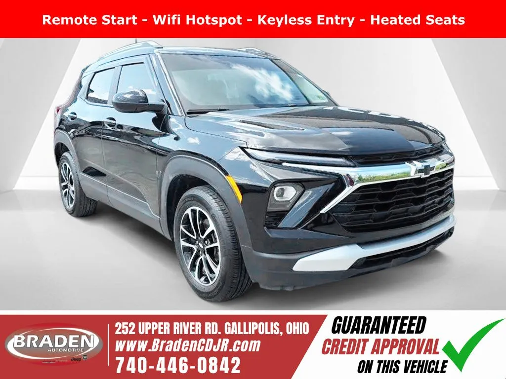 Black 2025 Chevrolet TrailBlazer LT for sale in Gallipolis, OH