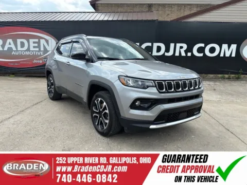 Silver 2023 Jeep Compass Limited for sale in Gallipolis, OH
