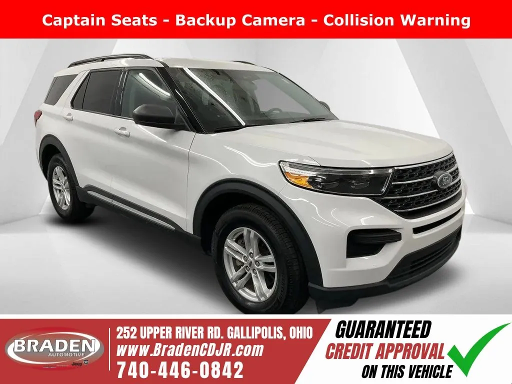 White 2022 Ford Explorer XLT for sale in Gallipolis, OH