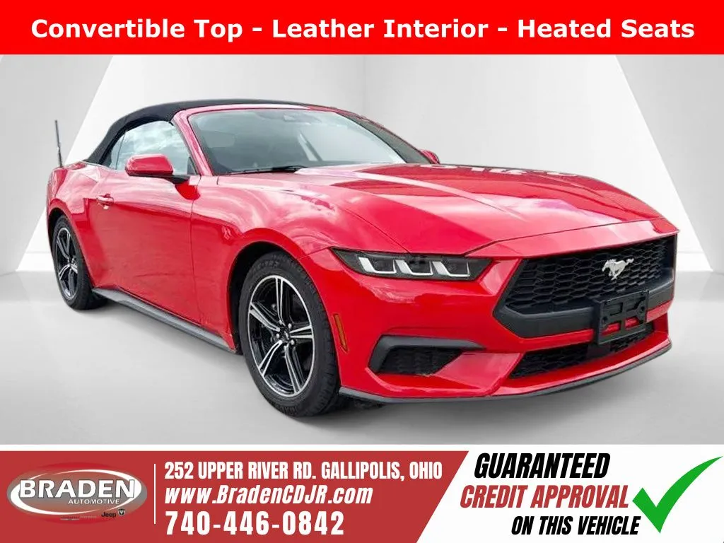 Gray 2024 Ford Mustang EcoBoost Premium for sale in Gallipolis, OH