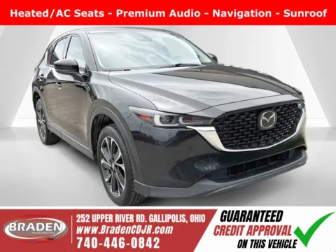 Black 2022 Mazda CX-5 2.5 S Premium Plus Package for sale in Gallipolis, OH