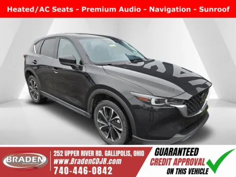 Black 2022 Mazda CX-5 2.5 S Premium Plus Package for sale in Gallipolis, OH