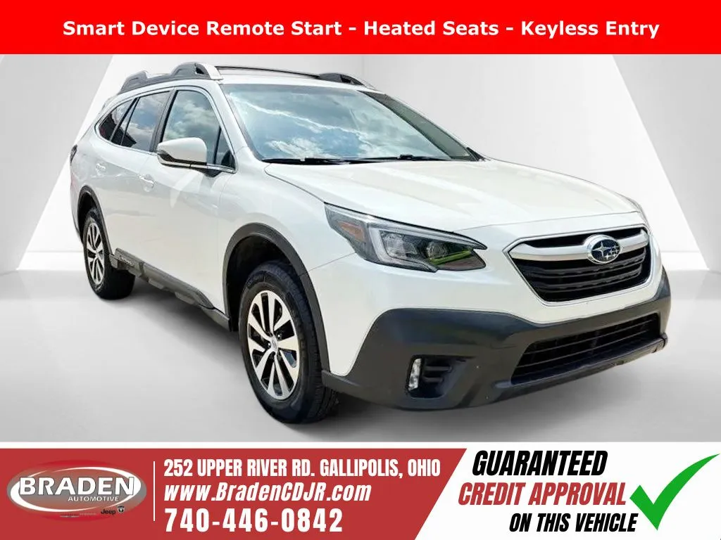 White 2022 Subaru Outback Premium for sale in Gallipolis, OH