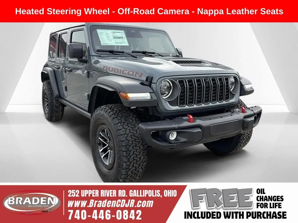 Blue 2026 Jeep Wrangler Rubicon for sale in Gallipolis, OH