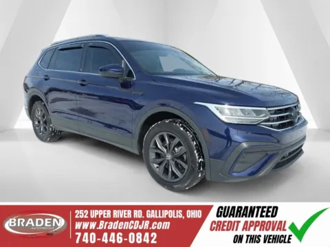 Blue 2022 Volkswagen Tiguan 2.0T SE for sale in Gallipolis, OH