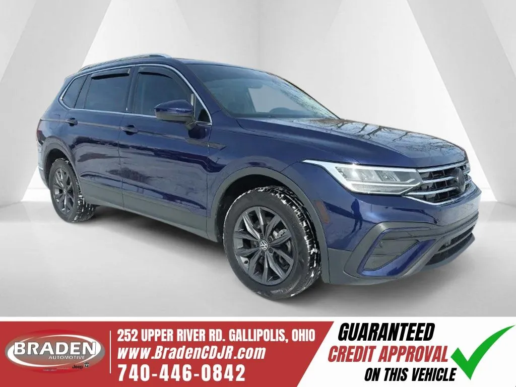 Blue 2022 Volkswagen Tiguan 2.0T SE for sale in Gallipolis, OH