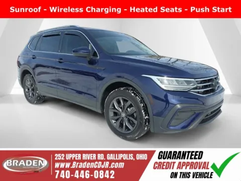 Blue 2022 Volkswagen Tiguan 2.0T SE for sale in Gallipolis, OH